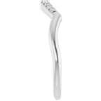 Double Claw-Prong Three-Stone Engagement Ring or Band