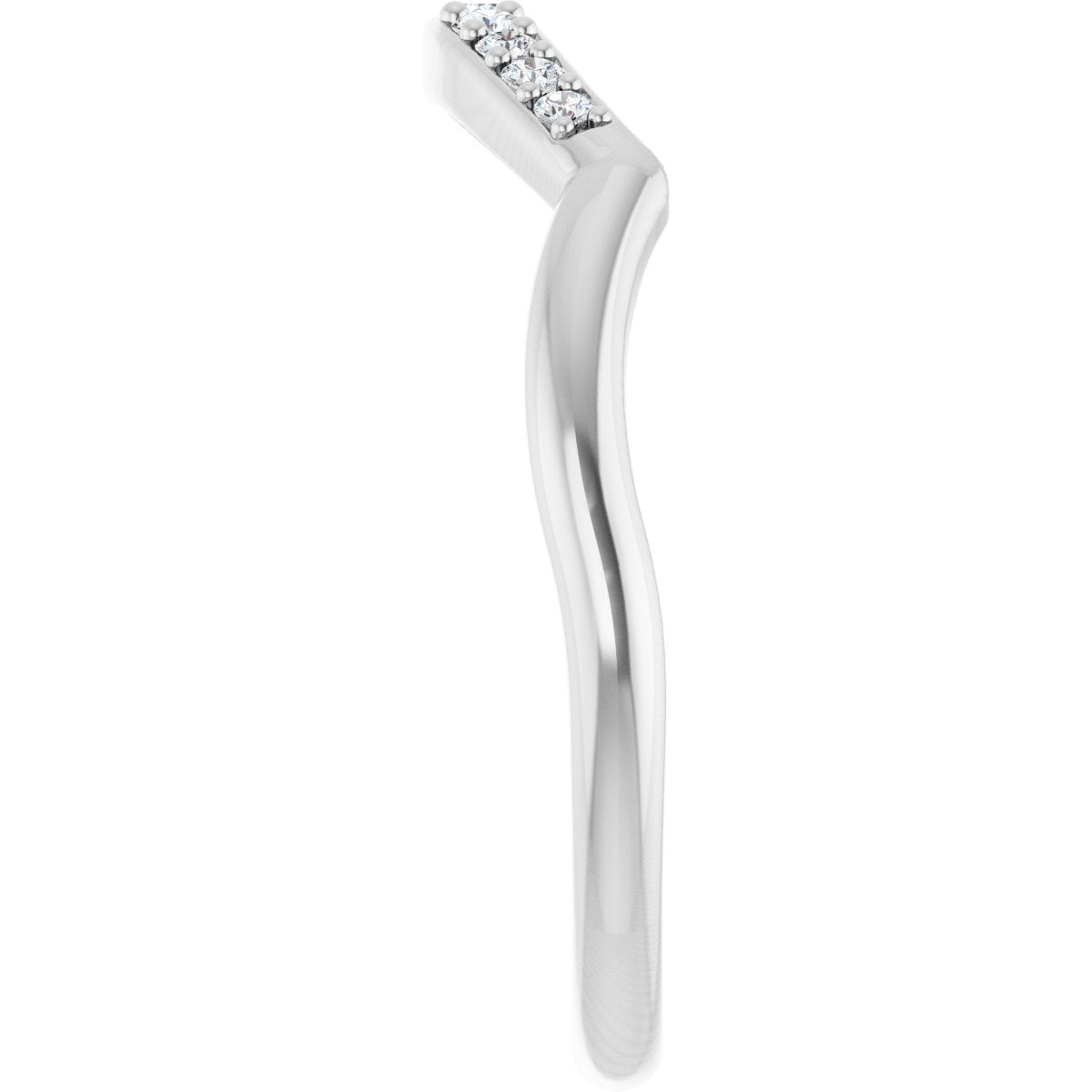 Double Claw-Prong Three-Stone Engagement Ring or Band
