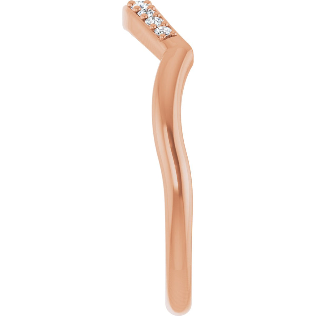 Double Claw-Prong Three-Stone Engagement Ring or Band