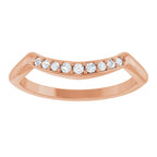 Double Claw-Prong Three-Stone Engagement Ring or Band