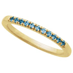 Birthstone Stackable Ring