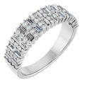 Double Row Anniversary Band