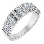 Double Row Anniversary Band