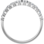 Double Row Anniversary Band
