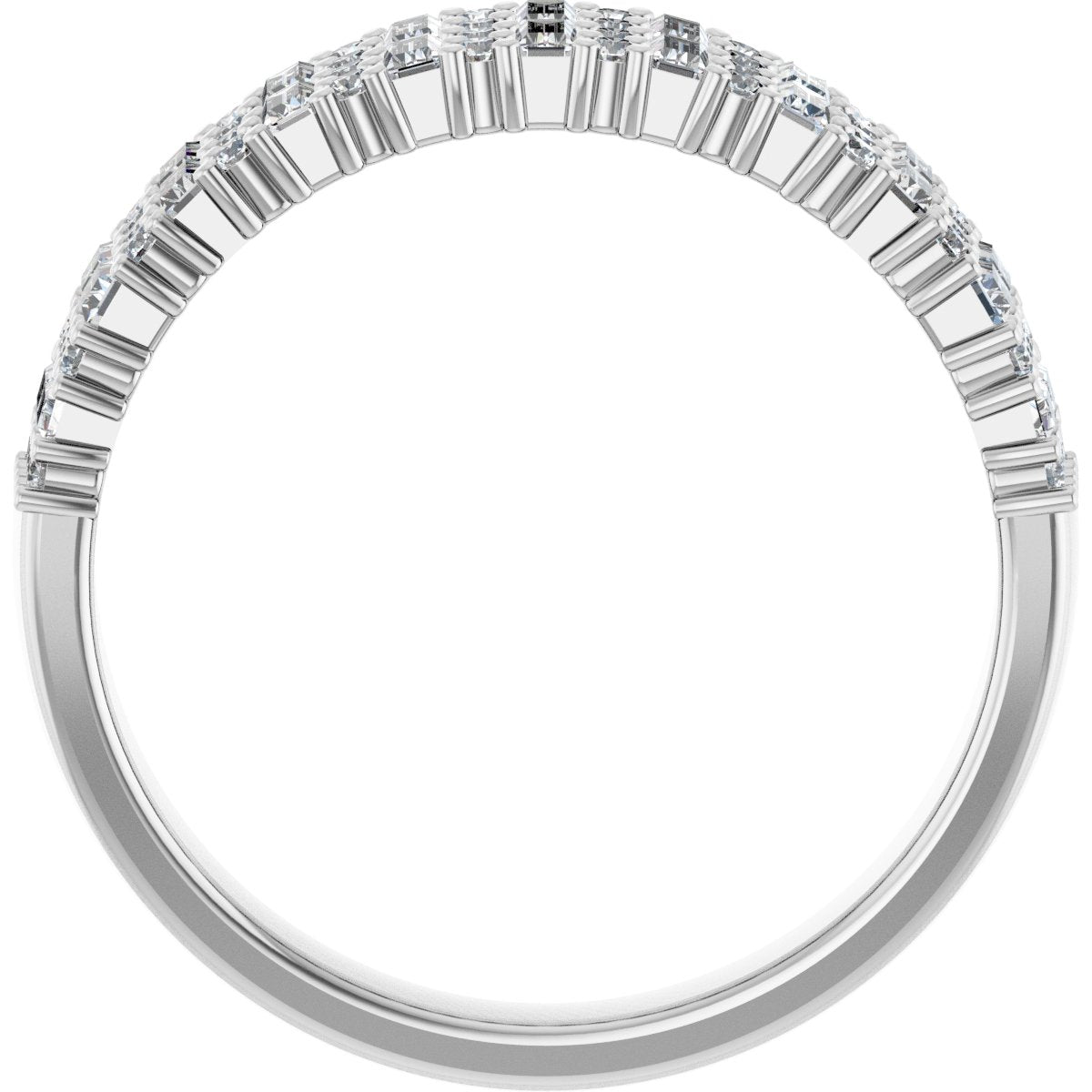 Double Row Anniversary Band