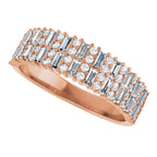 Double Row Anniversary Band