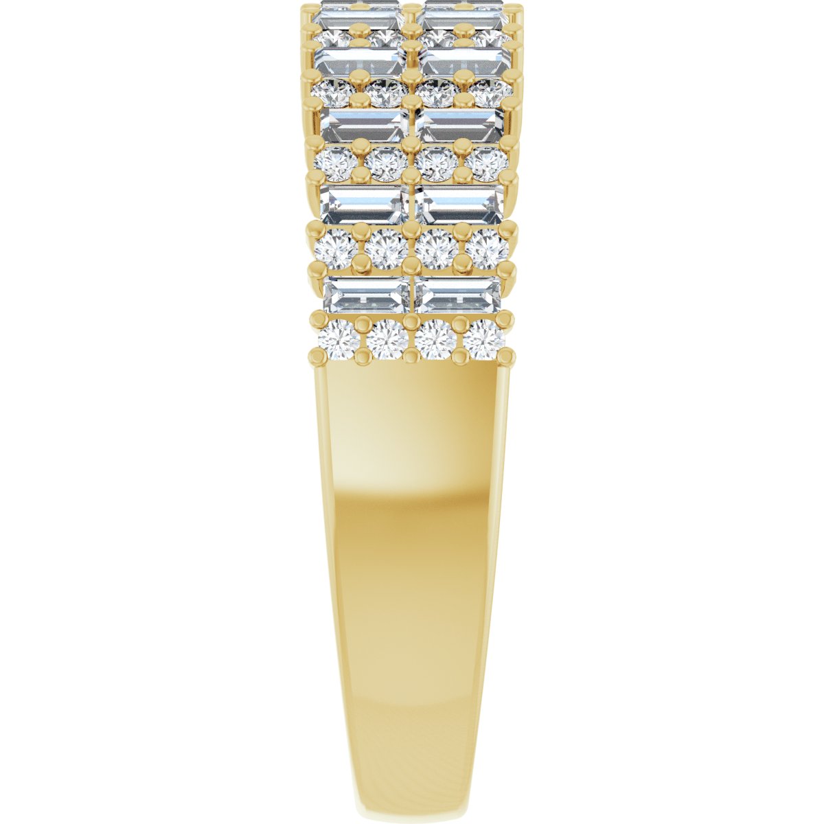 Double Row Anniversary Band