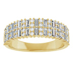 Double Row Anniversary Band