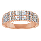 Double Row Anniversary Band
