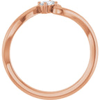 Solitaire Freefrom Ring
