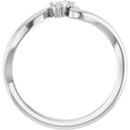 Solitaire Freefrom Ring