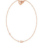 Interlocking Hearts Link Bracelet