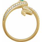 Accented Snake Ring