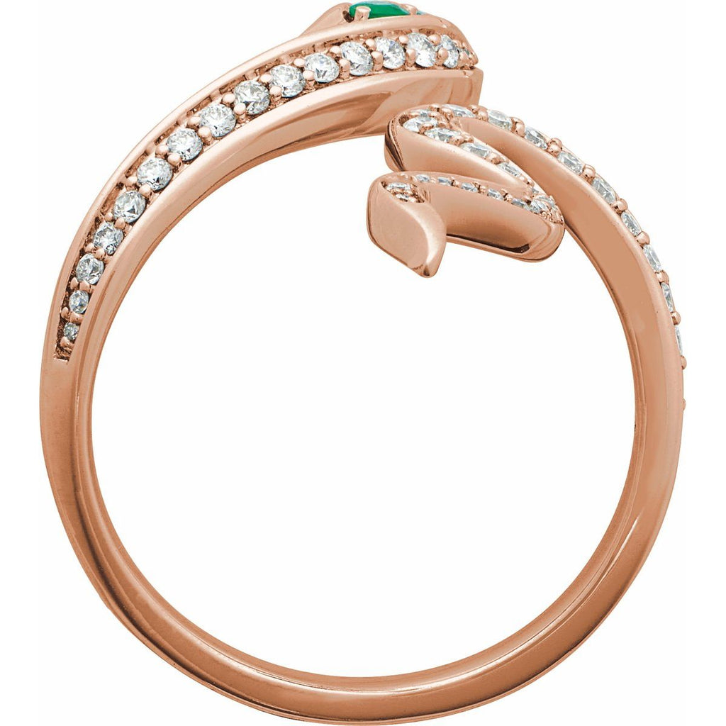 Accented Snake Ring
