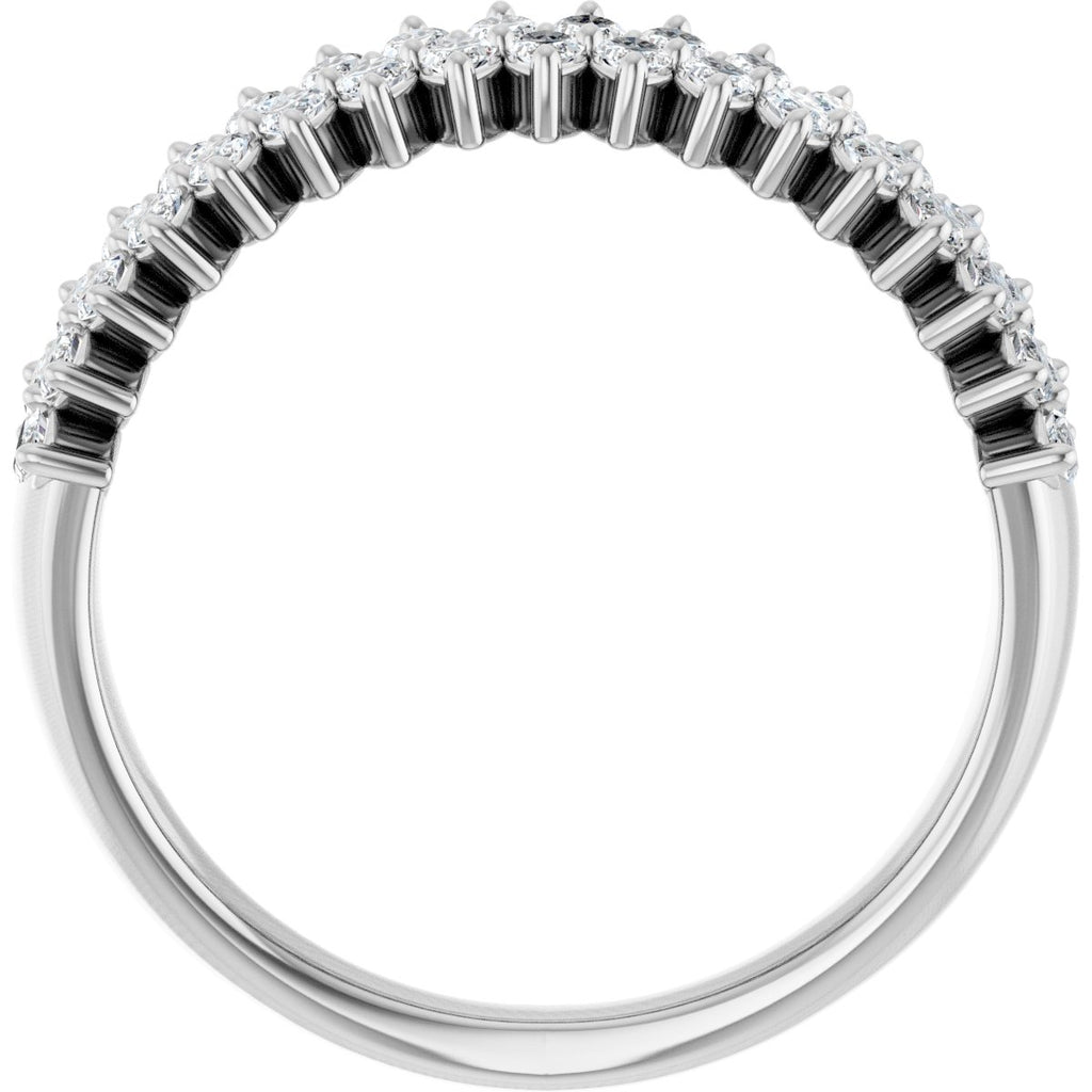 Double-Row Anniversary Band