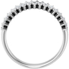 Double-Row Anniversary Band