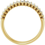Double-Row Anniversary Band