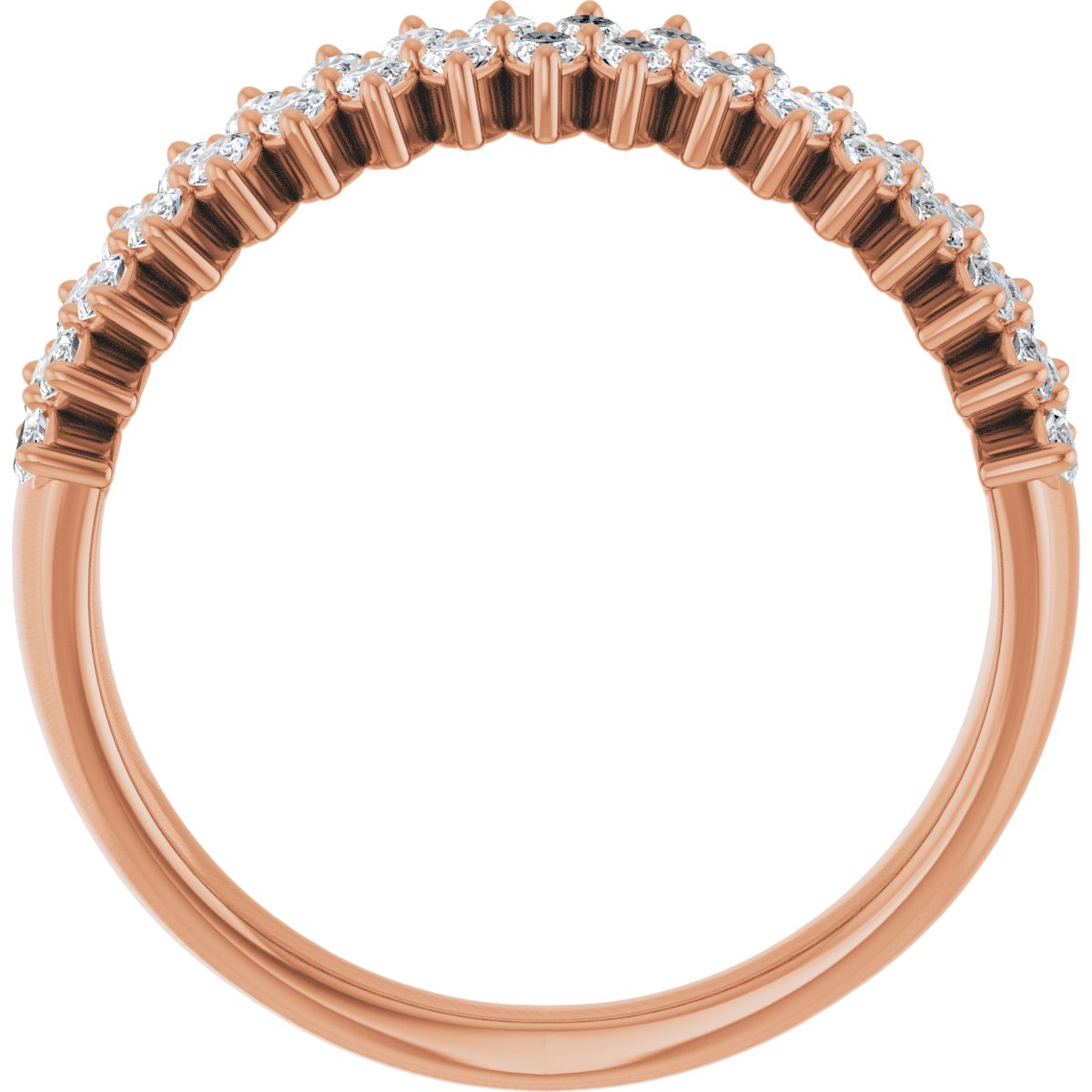 Double-Row Anniversary Band