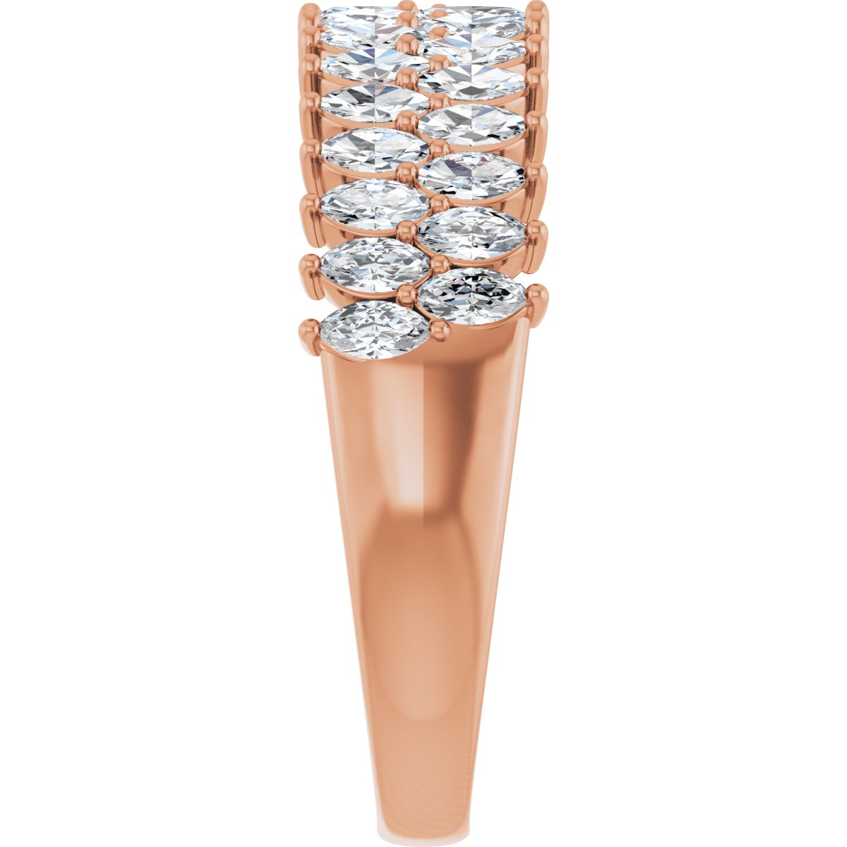 Double-Row Anniversary Band