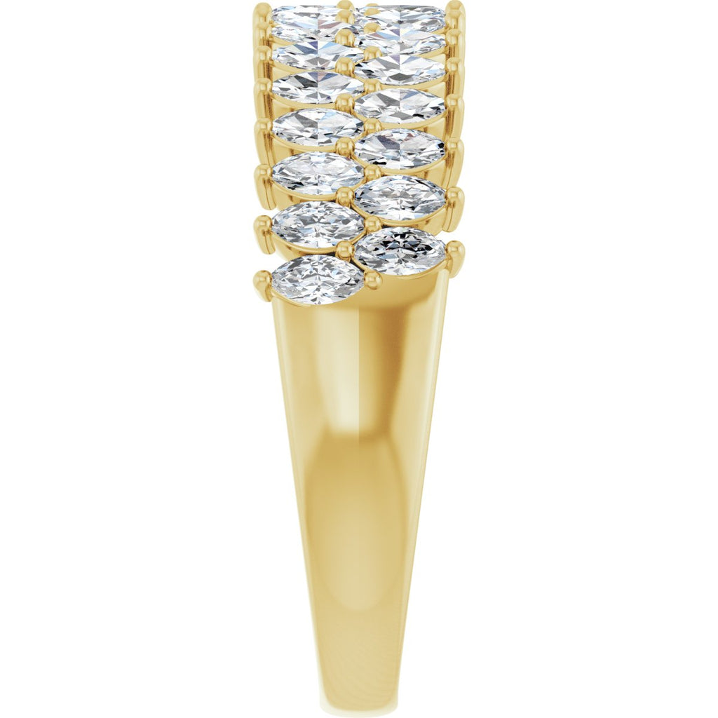 Double-Row Anniversary Band