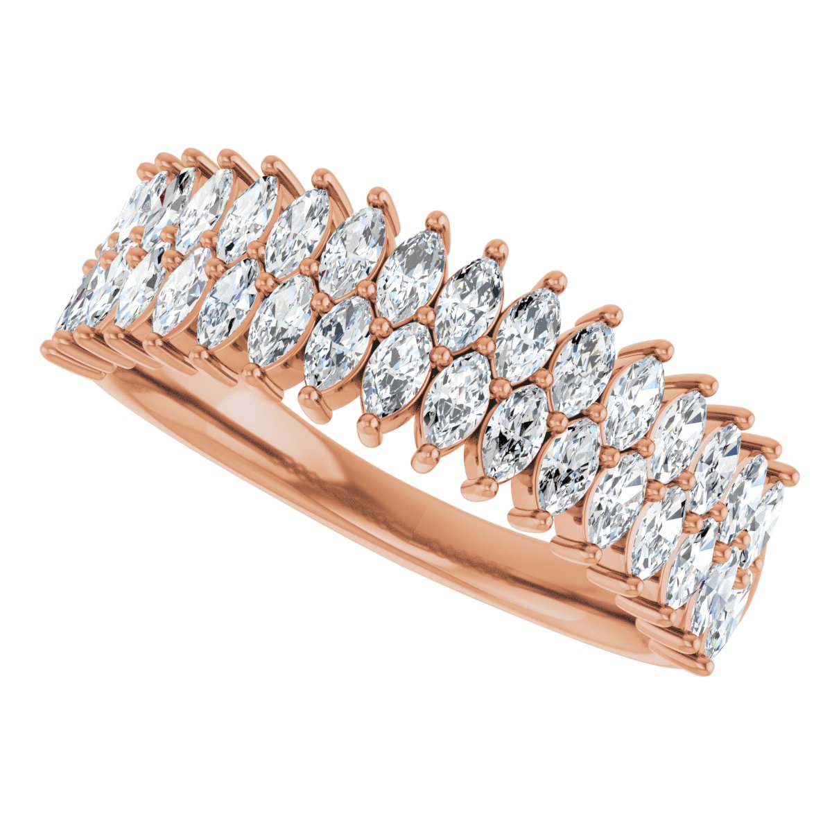 Double-Row Anniversary Band