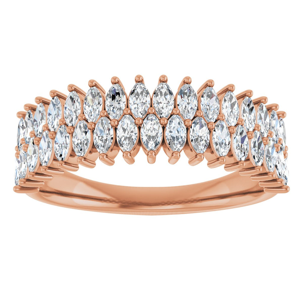 Double-Row Anniversary Band