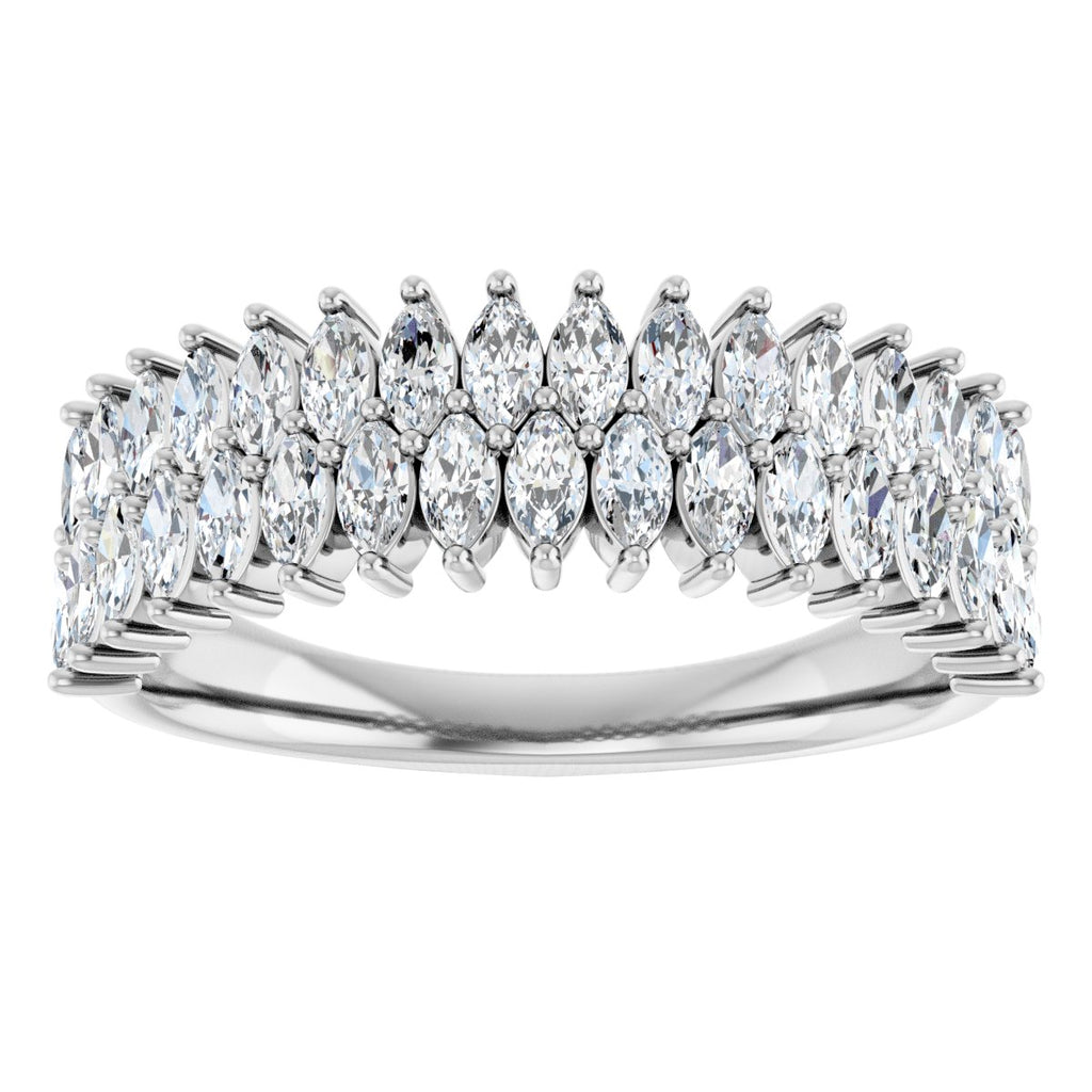 Double-Row Anniversary Band