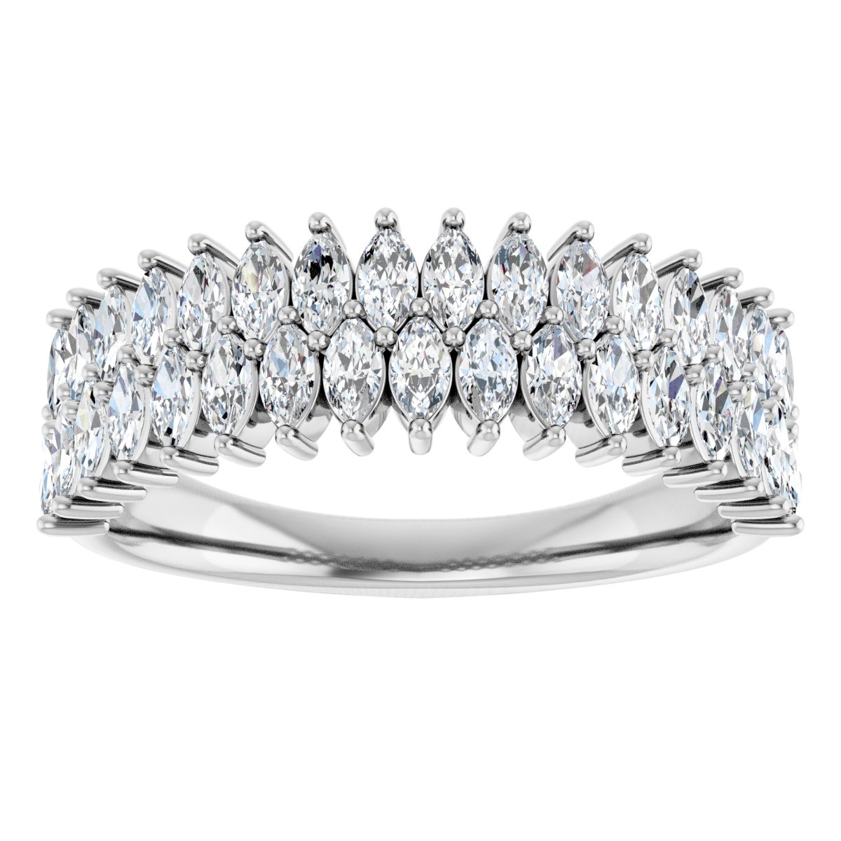 Double-Row Anniversary Band