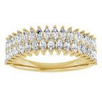 Double-Row Anniversary Band