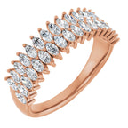 Double-Row Anniversary Band