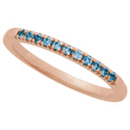 Birthstone Stackable Ring