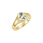 Bezel-Set Cabochon Ring