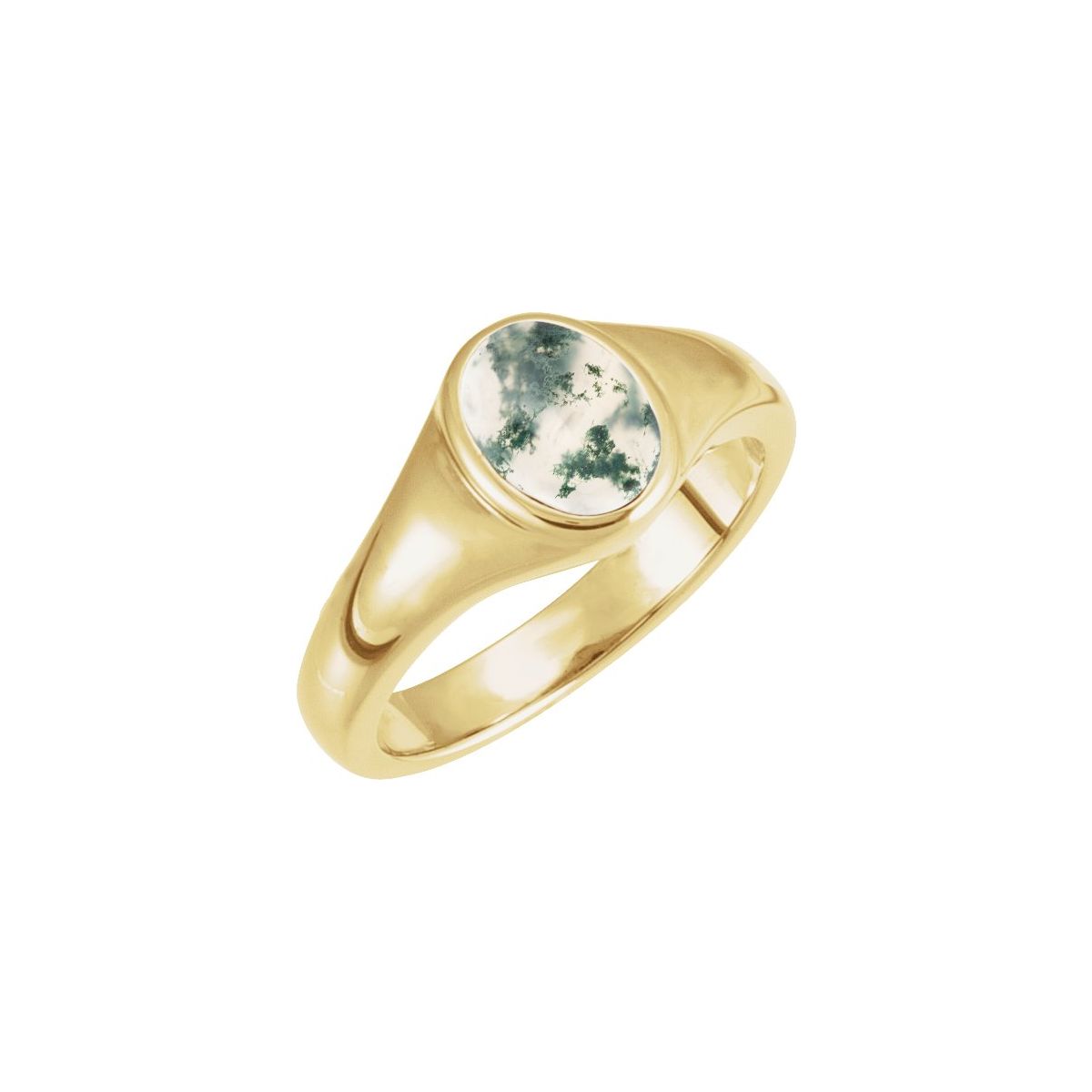 Bezel-Set Cabochon Ring