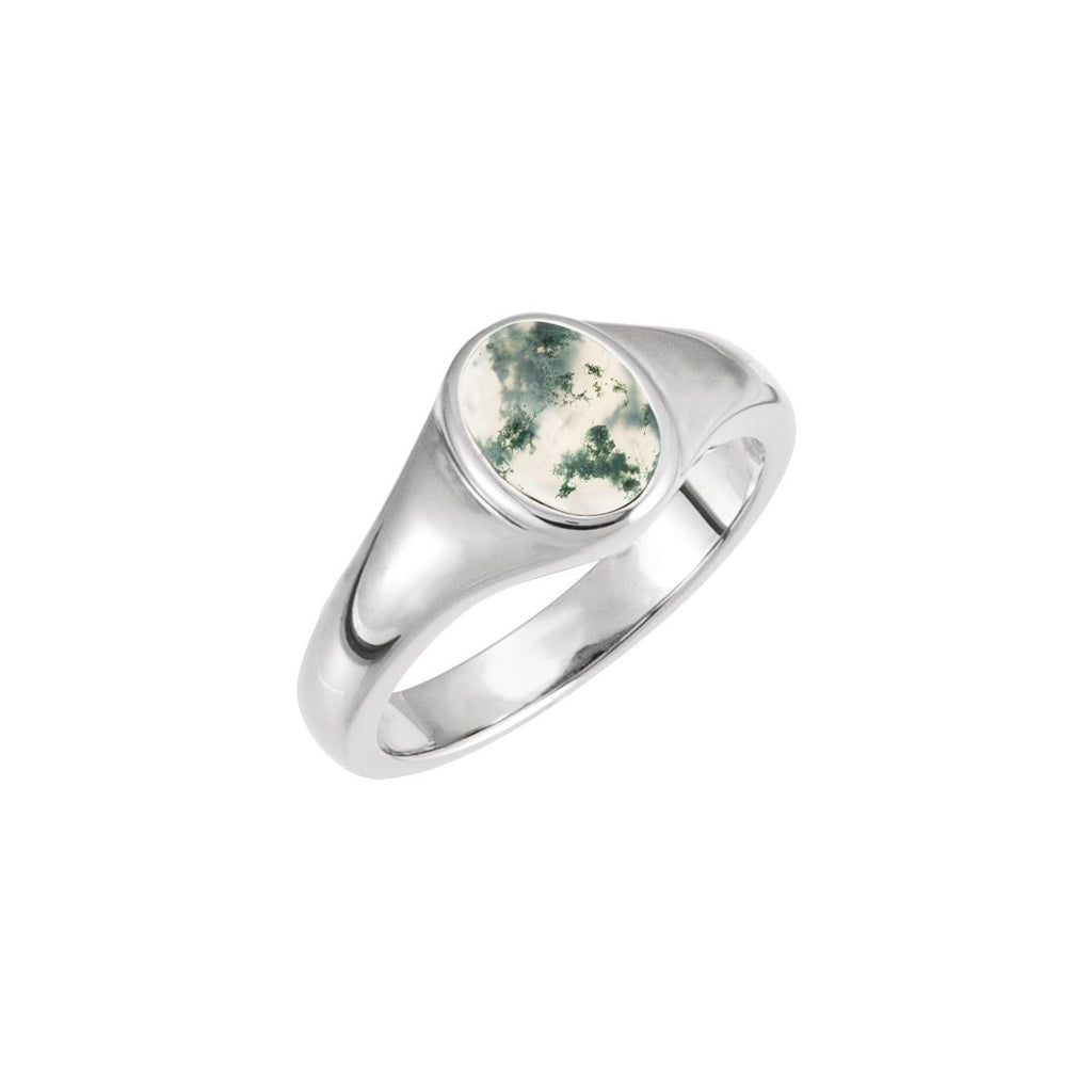 Bezel-Set Cabochon Ring