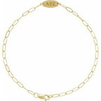 Engravable Oval Bracelet