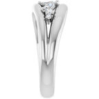 Accented Negative Space Ring