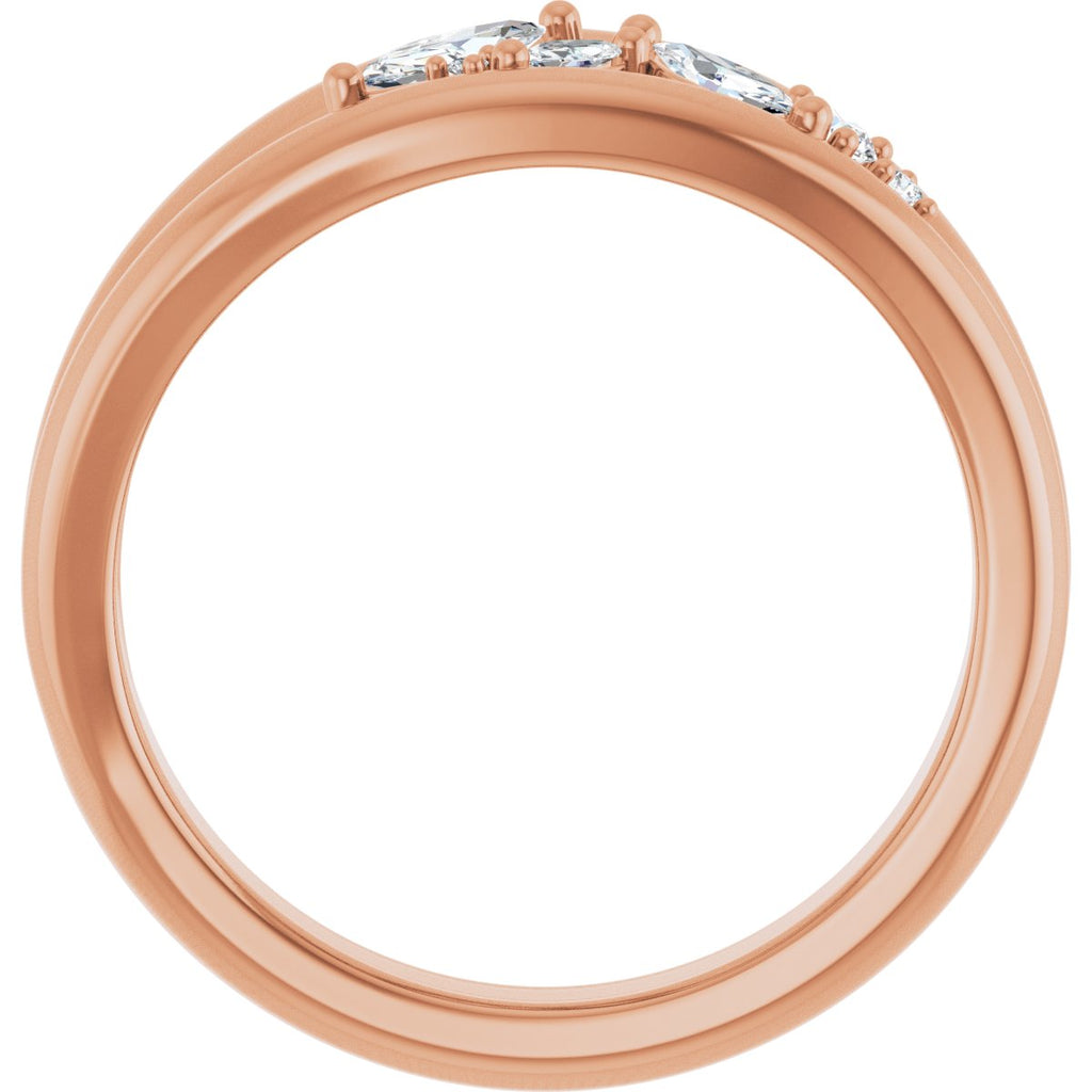 Accented Negative Space Ring