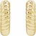 Rope Huggie Hoop Earrings