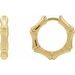 Bamboo Hoop Earrings