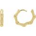 Bamboo Hoop Earrings