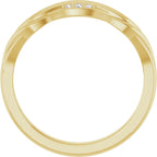 Accented Engagement Ring or Band