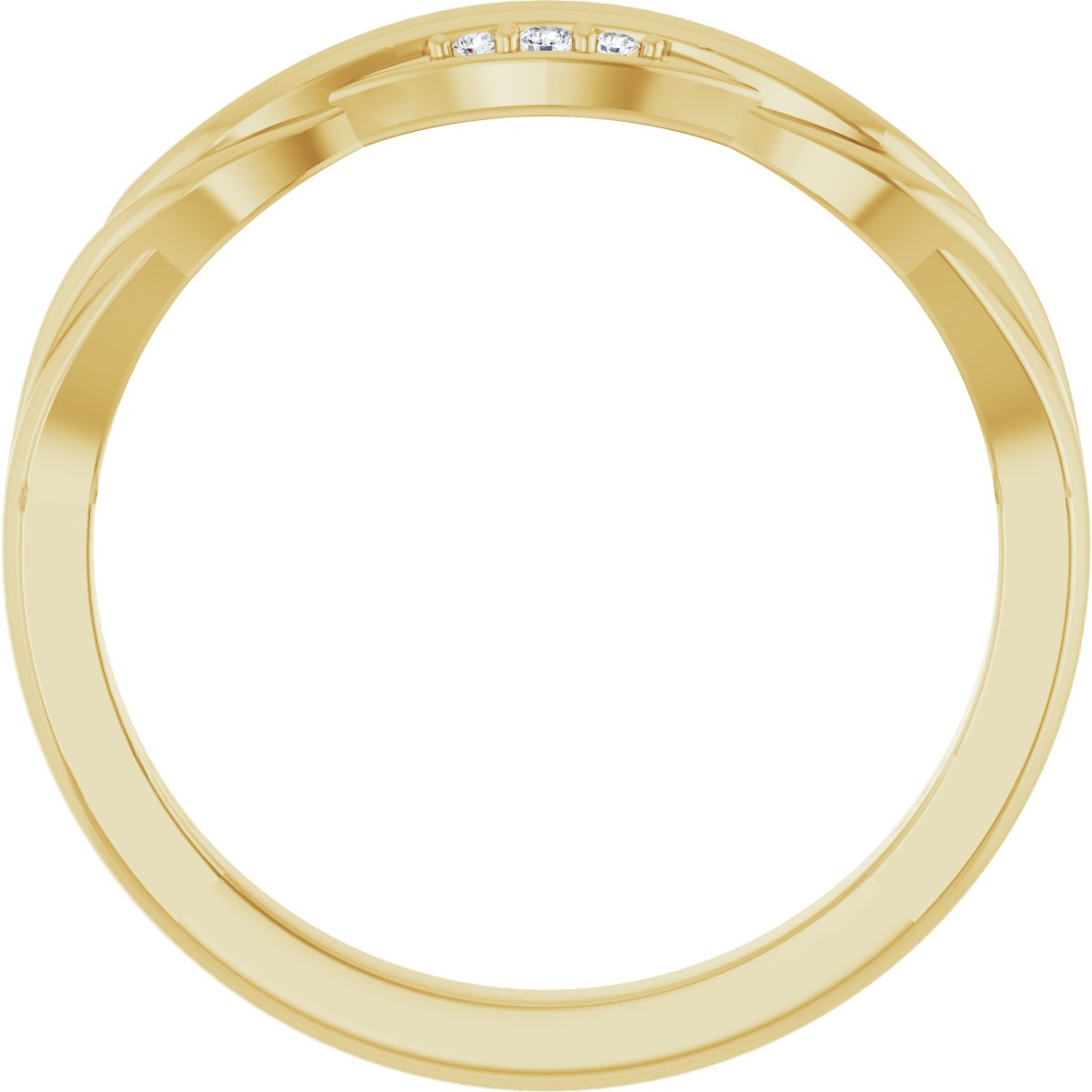 Accented Engagement Ring or Band