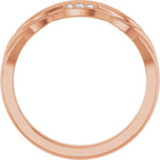 Accented Engagement Ring or Band
