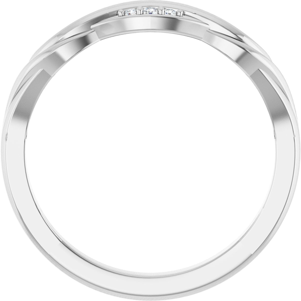 Accented Engagement Ring or Band
