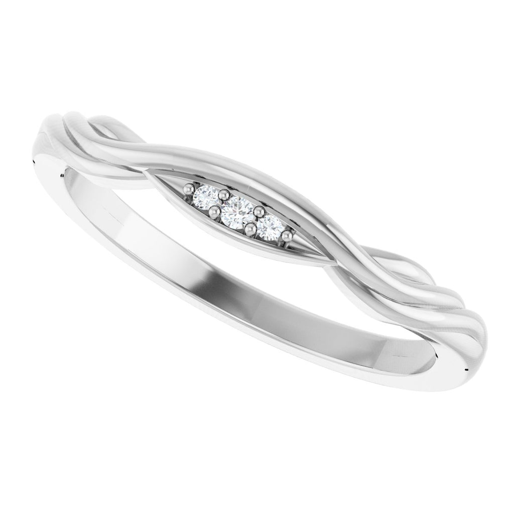 Accented Engagement Ring or Band