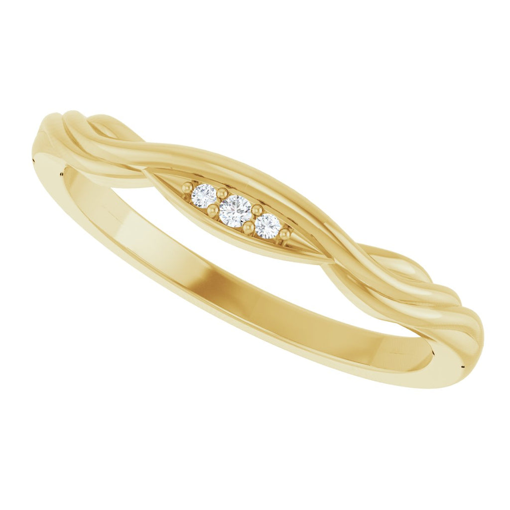 Accented Engagement Ring or Band