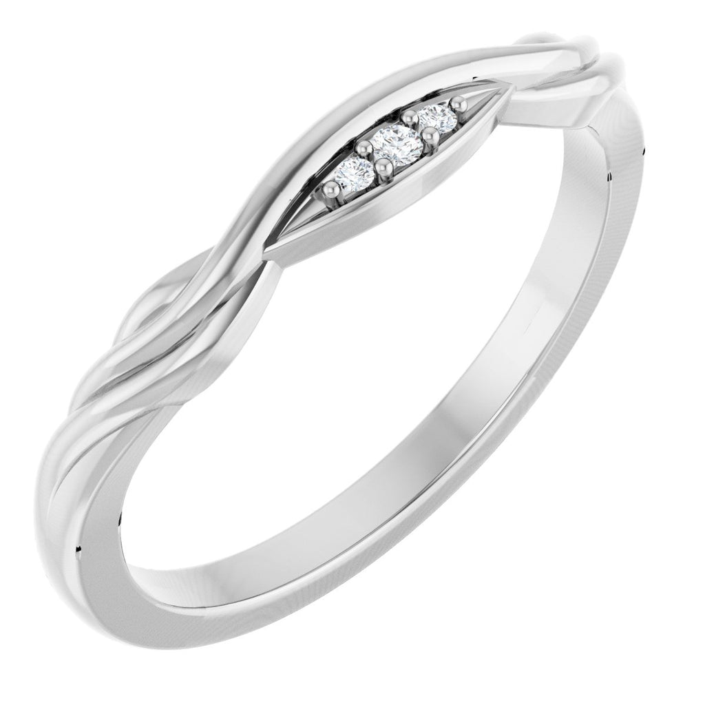 Accented Engagement Ring or Band