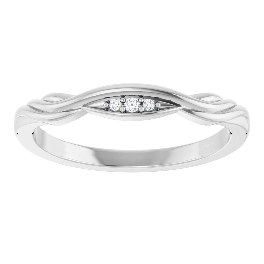 Accented Engagement Ring or Band