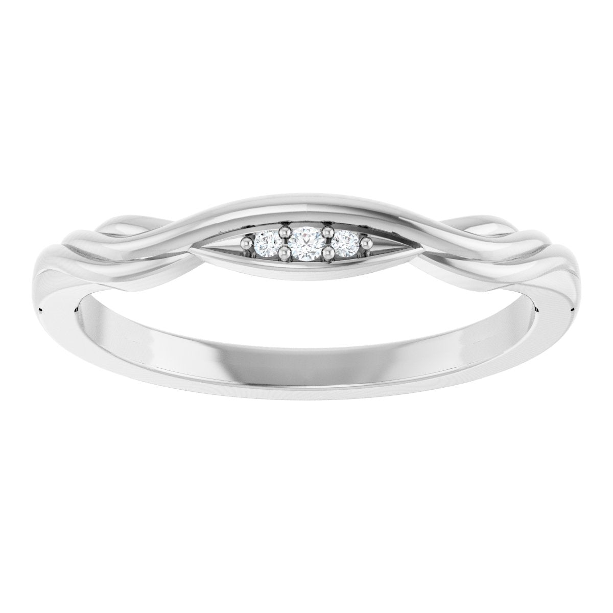 Accented Engagement Ring or Band