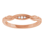 Accented Engagement Ring or Band